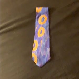 Hand painted 100% silk tie